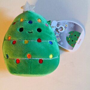 NWT 4" Carol Christmas Tree Squishmallows Holiday Plush Toy Lights Star NEW HTF